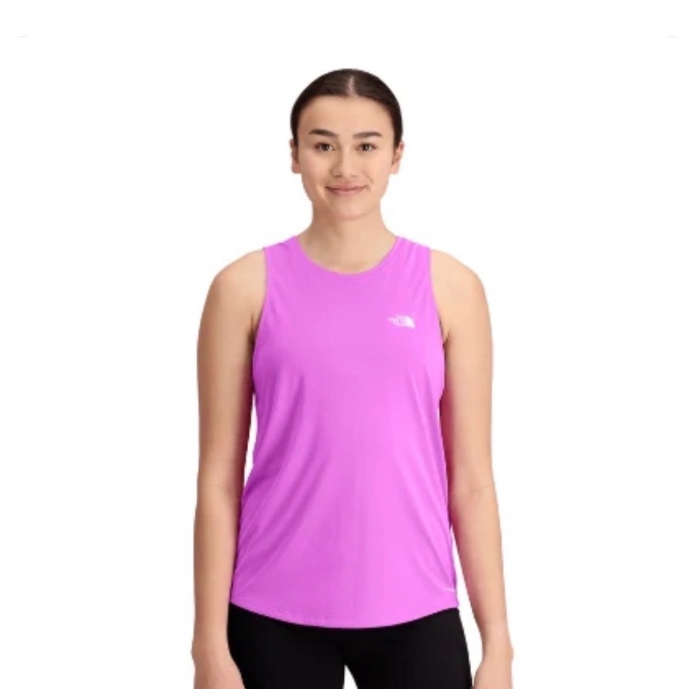 The North Face Women Elevation Medium Purple FlashDry Violet Crocus Tank Top